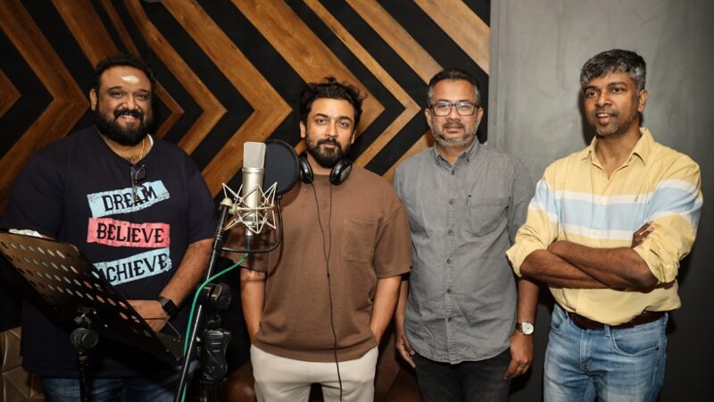 சூர்யாவின் “கங்குவா” டப்பிங் தொடக்கம்!